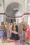 Piero della Francesca Brera madonna oil painting artist